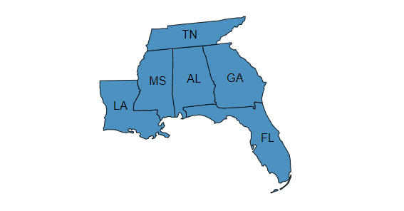 Intermodal Division Map