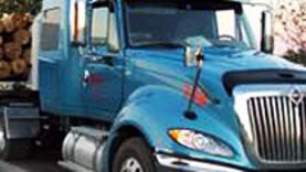 Front of Blue Truck
