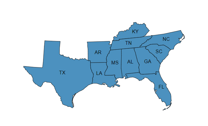 Flatbed Division Map
